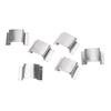 50 Pcs Greenhouse Glass Clip Climbing Plant Clamp Stainless Steel Glazing Sprung G Clip for Garden