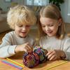 Sensorischer Labyrinthwürfel Sensorische Aktivität Silikon Sensorische Aktivitätstafel Lernspielzeug für Kinder Stressabbauwürfel für Kinder