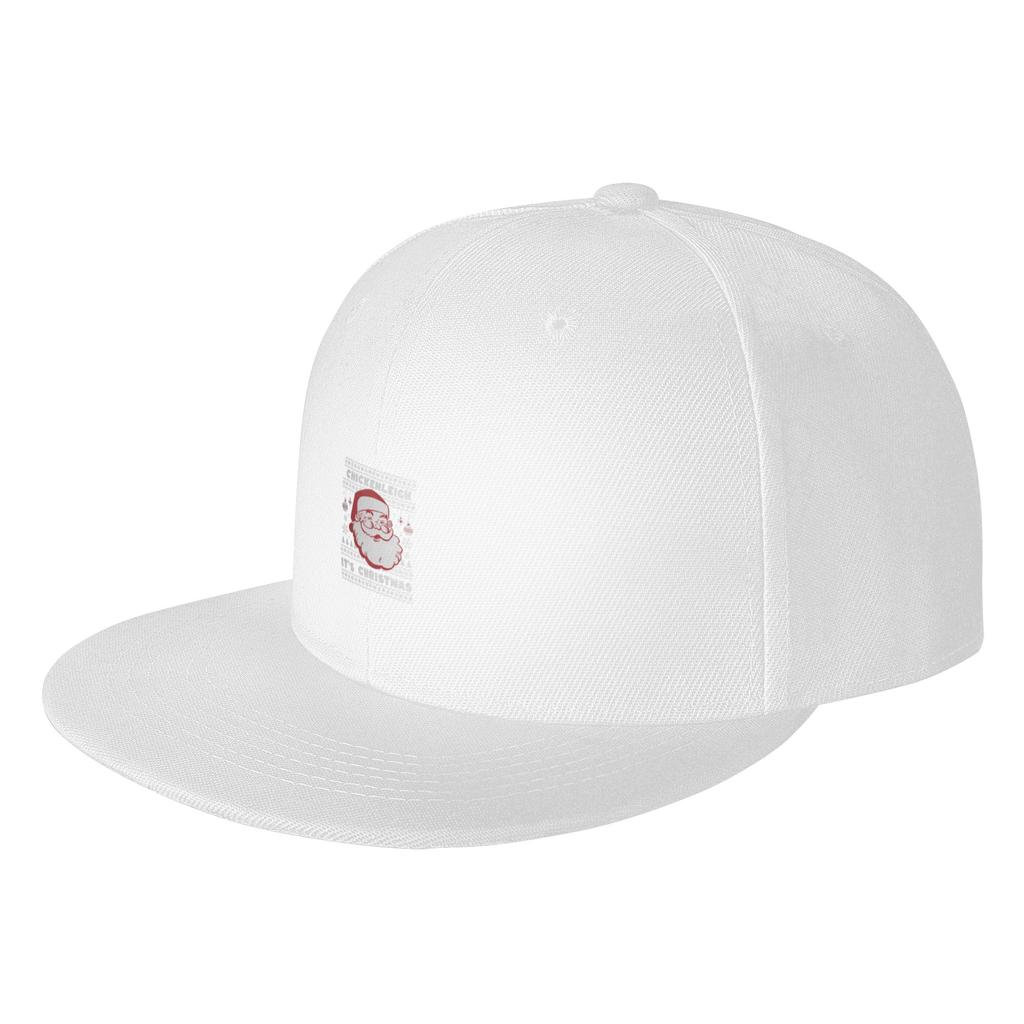 Fashion Chickenleigh it s Christmas Flat Brim Sun Hat HighQuality Texture Caps Unisex