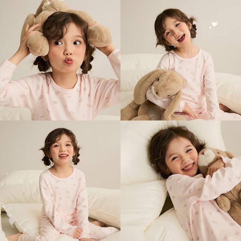 Chenchenma Good Night Girls  Cartoon Print Pajama Set 110