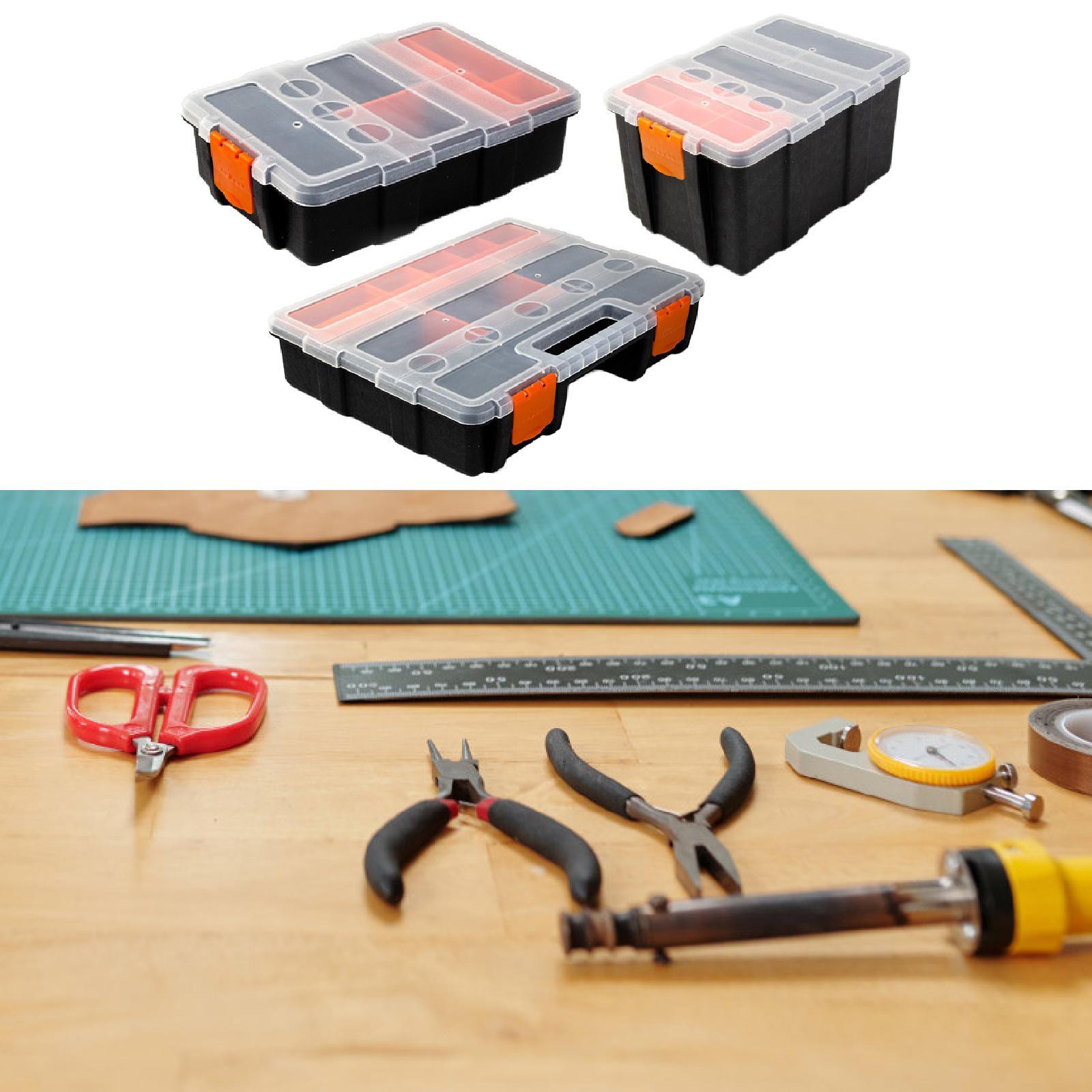 

Multi-Layer Organizer Case for Electronic Components And Hardware Storage 13.5 x 20 x 5.8 cm