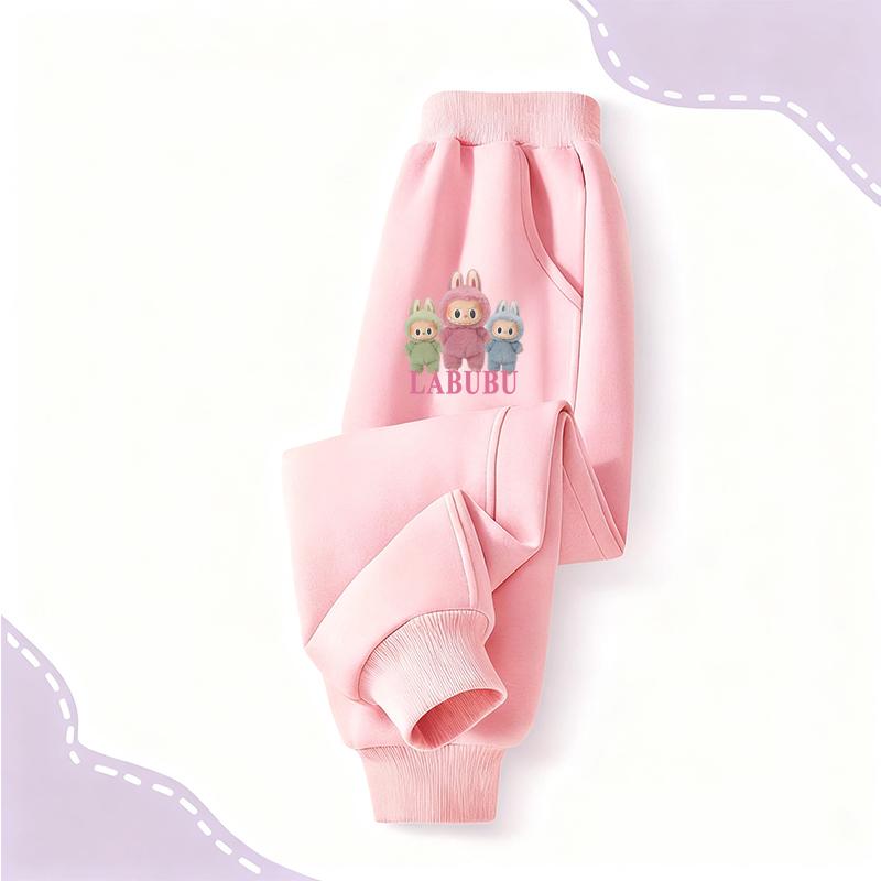 

Children Fashion Pants Girls Casual Sweatpants Sports Trousers 160 рожевий