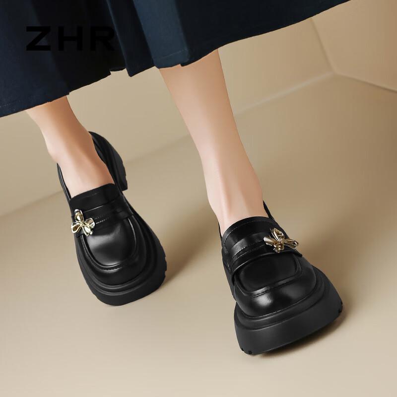 ZHR Women's British Style Platform Loafers AH579P