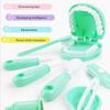 9 Piece Children S Dental Toy Set, Pretend Play Medical Toy (accessories As Shown) Pink