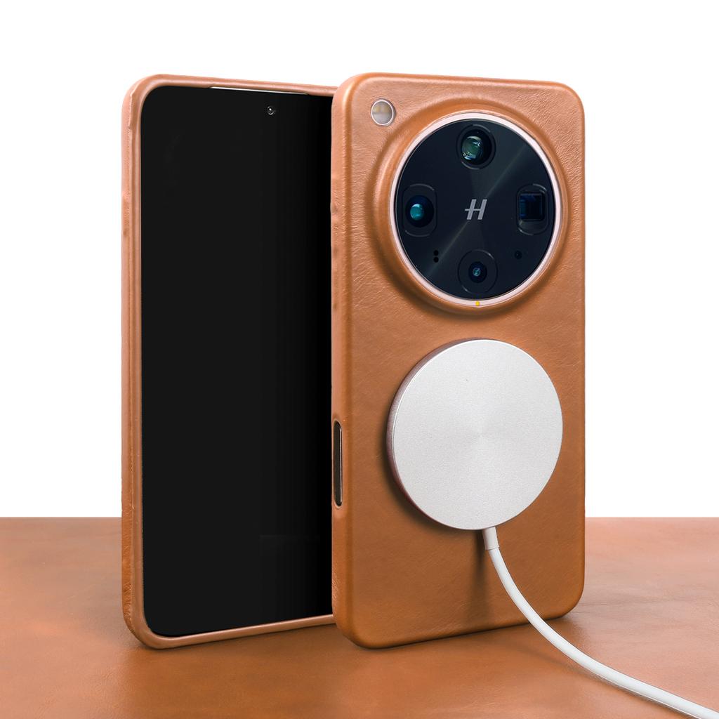 Voor Magnetische Echt Lederen Hoesje Voor OPPO Find X9 Pro X8 Ultra X6 Pro X7 Ultra RENO 9 Pro Plus Telefoon Achterkant Hoesje
