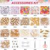 Multi-Color DIY Soft Clay Bead Jewelry Set for Kids – Bracelets & Necklaces