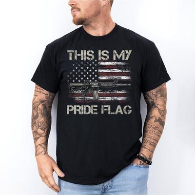 Dies ist meine Stolzflagge USA Amerikanischer 4. Juli Patriotisches Unisex-T-Shirt