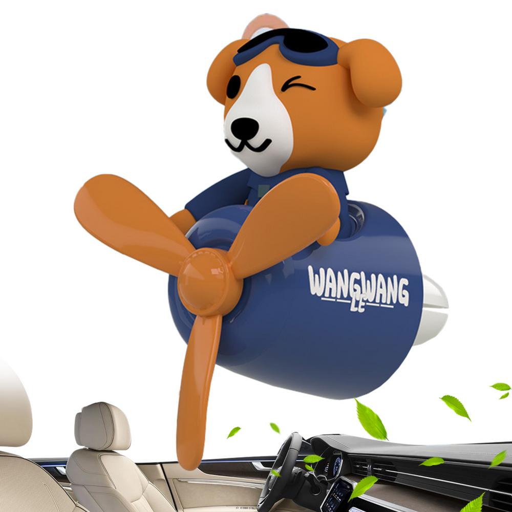 

Автомобильный освежитель воздуха Pilot Животное Пилот Вращающийся пропеллер Вентиляционные освежители Выход воздуха Автомобильный парфюм с 2 аромапластинами Автомобиль