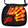 Electrician Insulated Screwdriver Set with Voltage Tester - Phillips & Flathead Tools