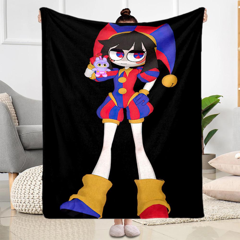 Digital Circus13 Blankets Are Suitable for Living Rooms,making Them an Ideal Choice for Outdoor Travel and Gifts.
