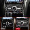 For Ford Explorer Carbon Fiber Auto Central Console Radio CD Control Panel Modification Decoration Sticker Interior Accessories
