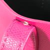 TIFFANY&Co. Logo Bag Tote Bag Shawl Shoulder Bag Leather Pink Based/Black