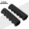 2 PCS Handle Cover Black Plastic Rubber Weatherproof