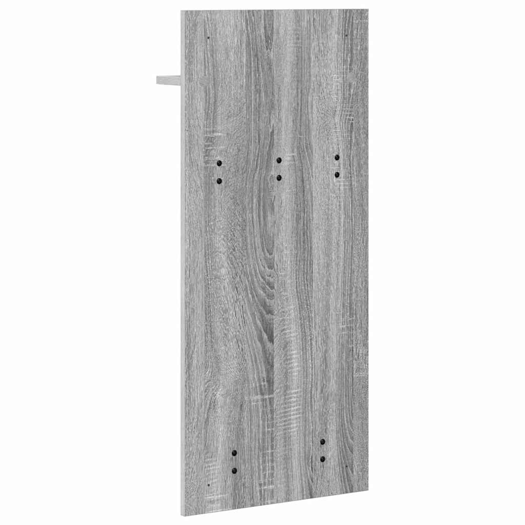 Wall Mounted Nightstand Grey Sonoma 40 x 10 x 90 cm