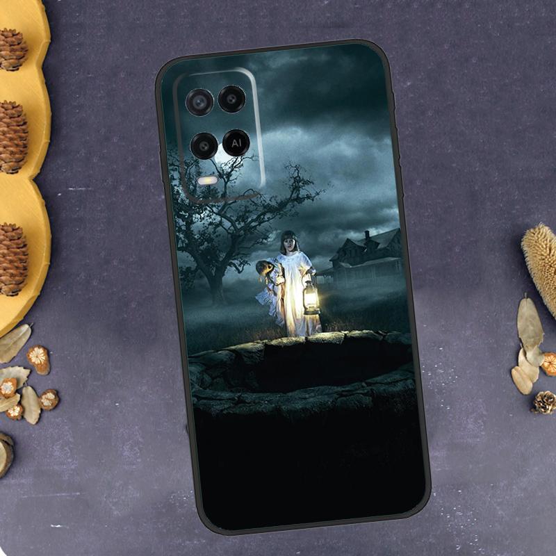 Annabelle Horror Movie Phone Case For Oppo A79 A18 A38 A58 A78 A98 A17 A40 A60 A80 A16 A76 A96 A15 A74 A94 A54 A77