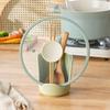 Household Ceramic Kitchen Pot Lid Rack Countertop Soup Rice Spoon Rack Shelf Storage Countertop Spoon Rice Spoon Rack