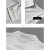 Menseye Men's Long-Sleeved Shirt, White Suit Collar, Light Business Style, Original Versatile Texture, Casual