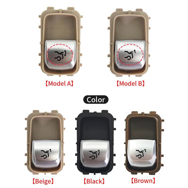 For Benz W205 W213 W222 W253 Car Trunk Unlock Release Button Cover For Mercedes C E S GLC Class Car Accessories 2229051604