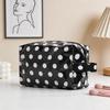 Stylish Strip Makeup Bag Portable Travel Large Capacity Lipstick Storage Bag Handbag Cosmetic Bag Toiletry Bags Girls Gifts
