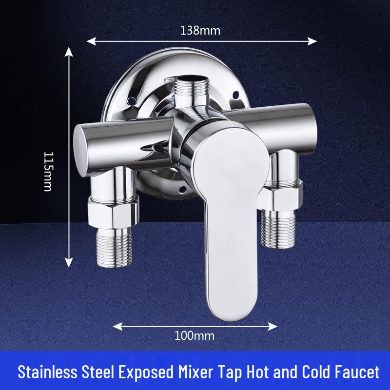 SBTOOR Exposed Shower Mixer Faucet Set