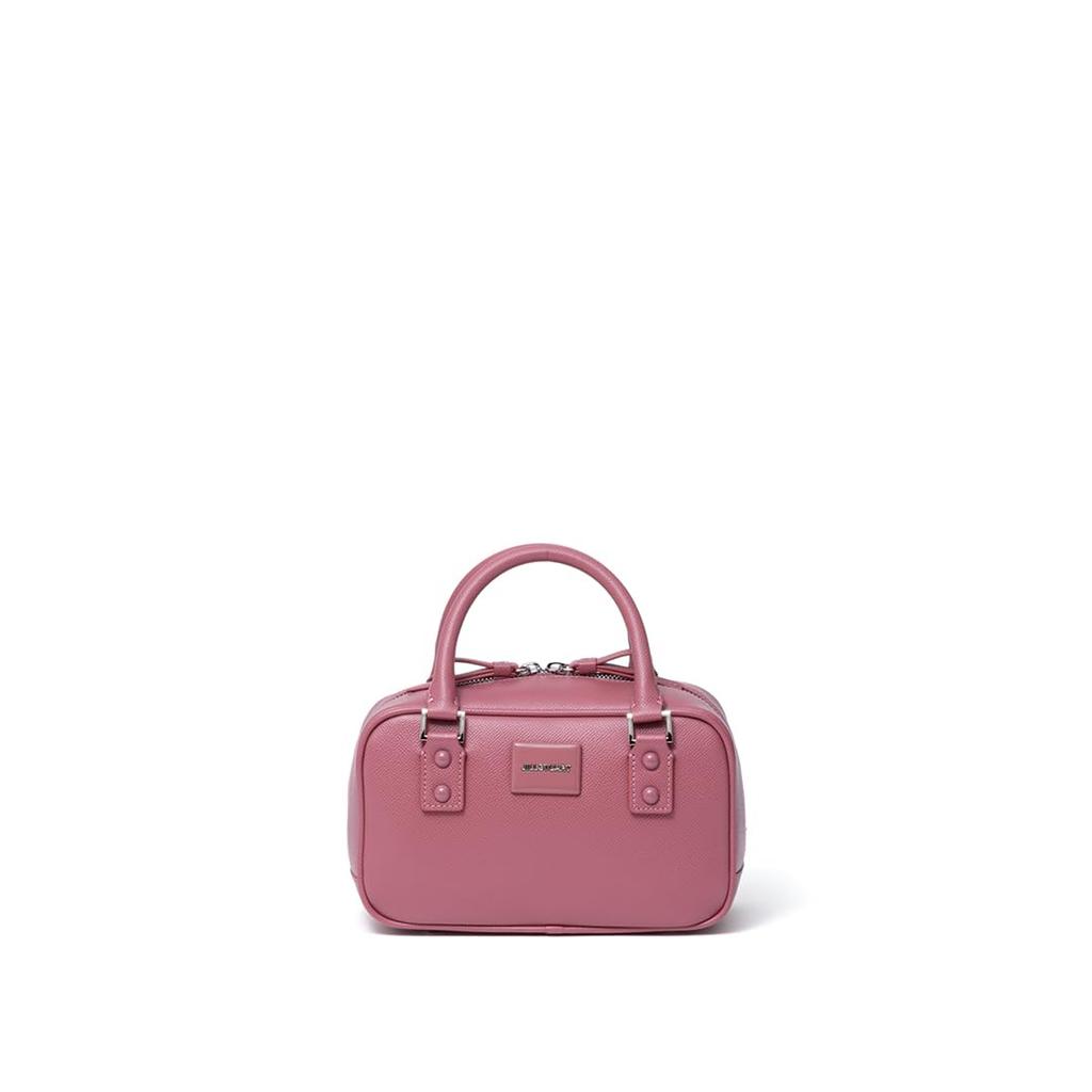 Jill Stuart Boston Tasche Kaviar Korn Elegant Mini Tasche JSLH5FB1 Rosa "Melty" Damen
