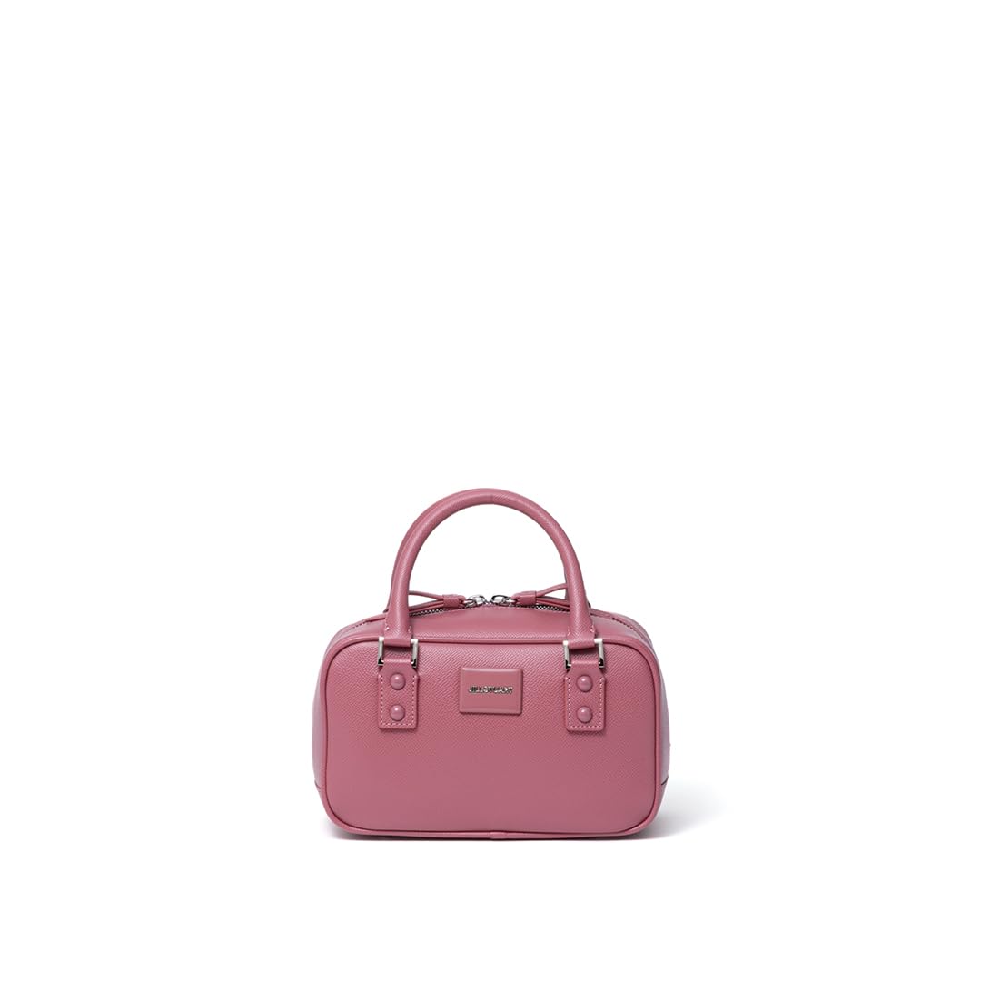 JILL STUART Бостонская сумка Caviar Grain Элегантная мини-сумка JSLH5FB1 Розовая  Melty  Женская розовый