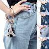 Gioielli portachiavi nappa con braccialetto in pelle di tendenza alla moda