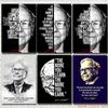 Warren Buffett Movational Quotes Poster Prints Movie Famous Canvas Painting Wall Art Pictures Art for Living Room Home Decor