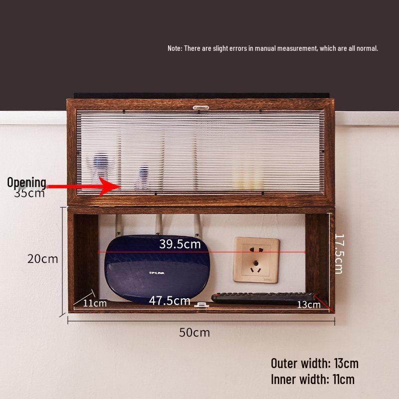Настенная коробка для беспроводного роутера и организации кабелей