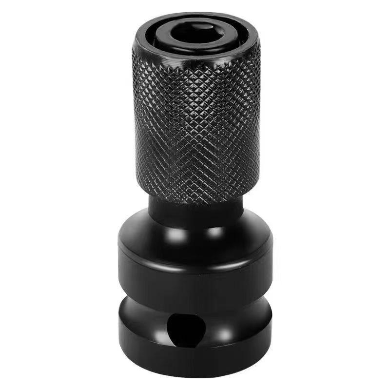 1/2PCS Impact Wrench To Drill Adapter 1/2 To 1/4 Hex Converter Socket Extension Bit Holder For Electric Wrench And Power Tools