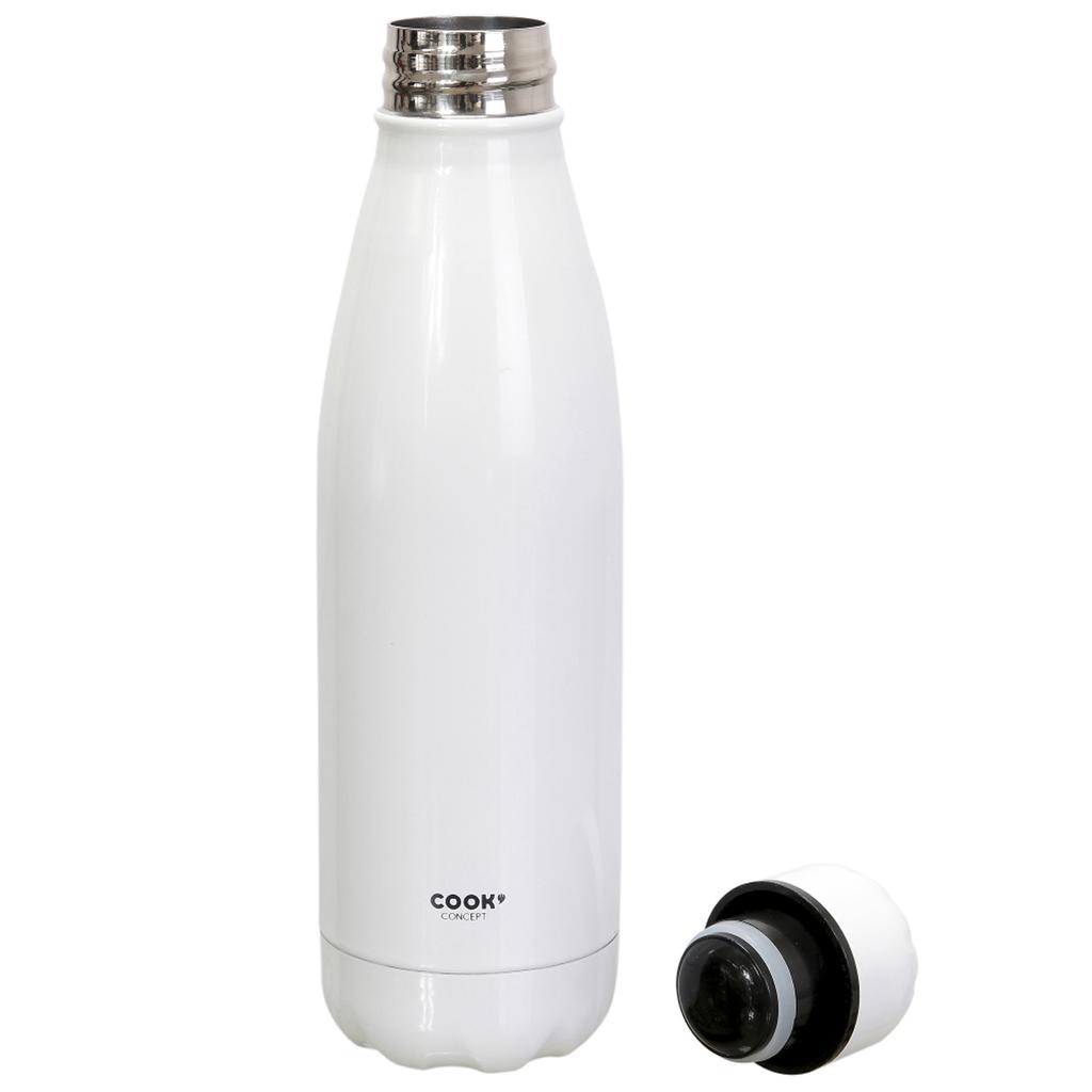 Les Trésors De Lily [A1726] - Designová termoska 'Pure' bílá - 25x6 cm (500 ml)