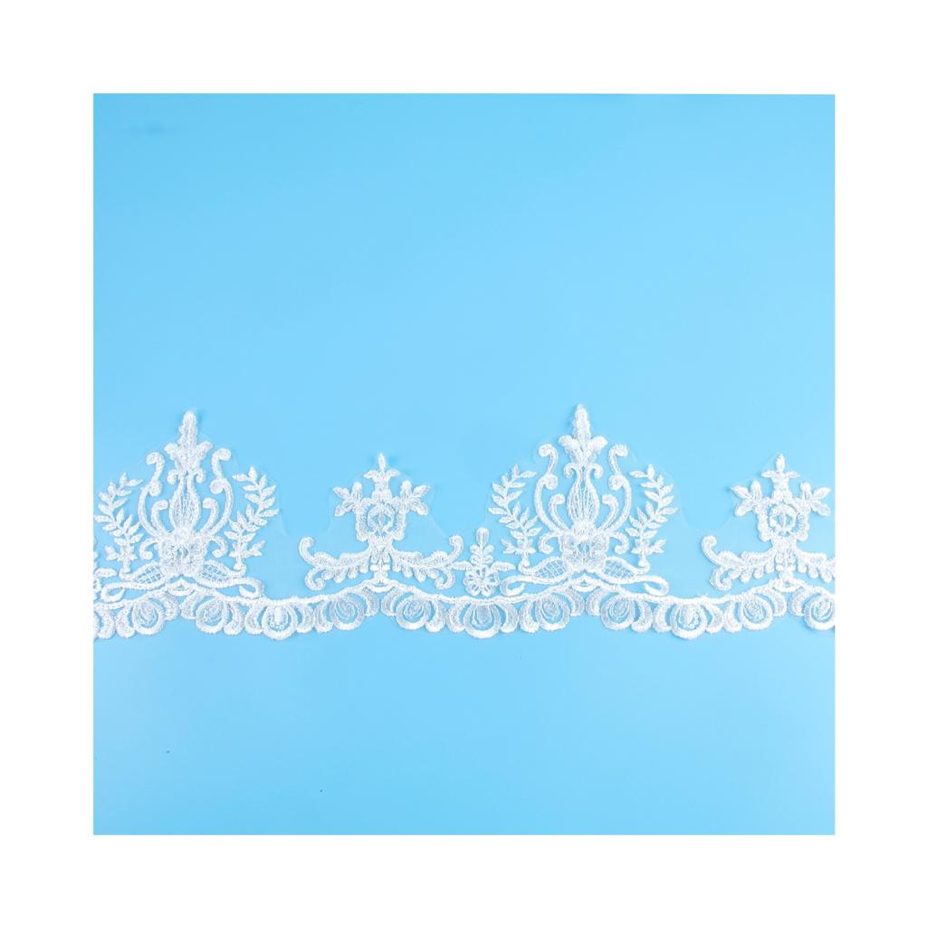 15Cm Transparent Sequins Embroidery Lace Accessories, Barcode Clothing Handmade Lace Clothing Accessories