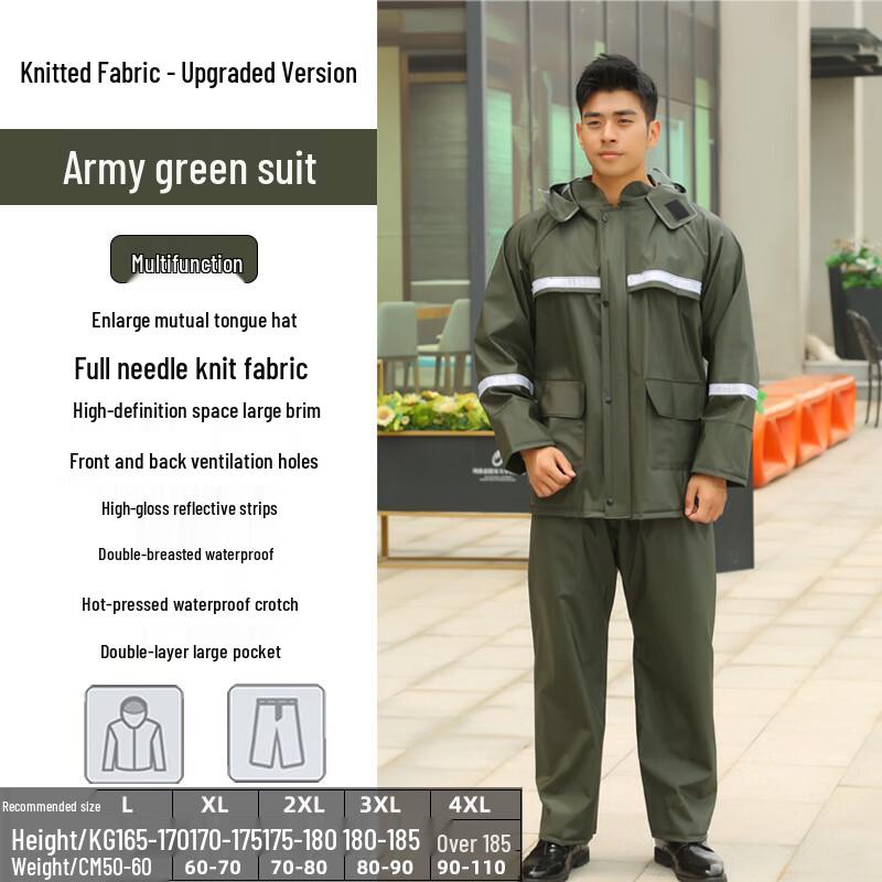 Huijia Reflective Rain Suit Set