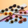 New Fashion Children'S Sunglasses Retro Personalized Trendy Cool Sun Glasses Sunshade And Uv Protection Baby Glasses