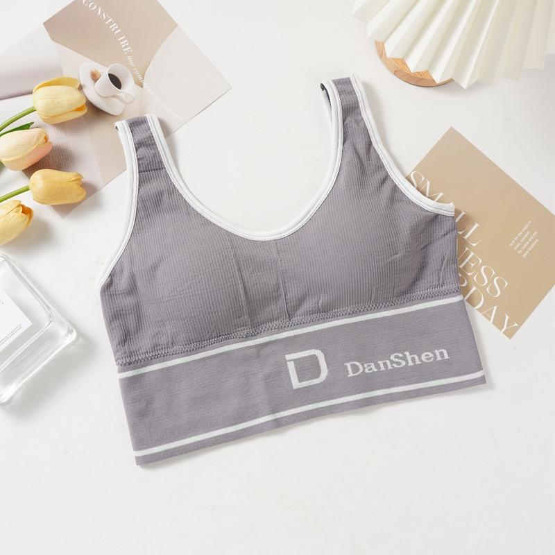 

Женский спортивный бюстгальтер для фитнеса, йоги, бега, майка, дышащий сетчатый бюстгальтер с подкладкой, нижнее белье M/L фиолетовый