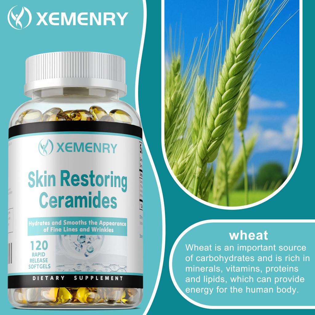 XEMENRY Capsule di Ceramidi - Salute della Pelle