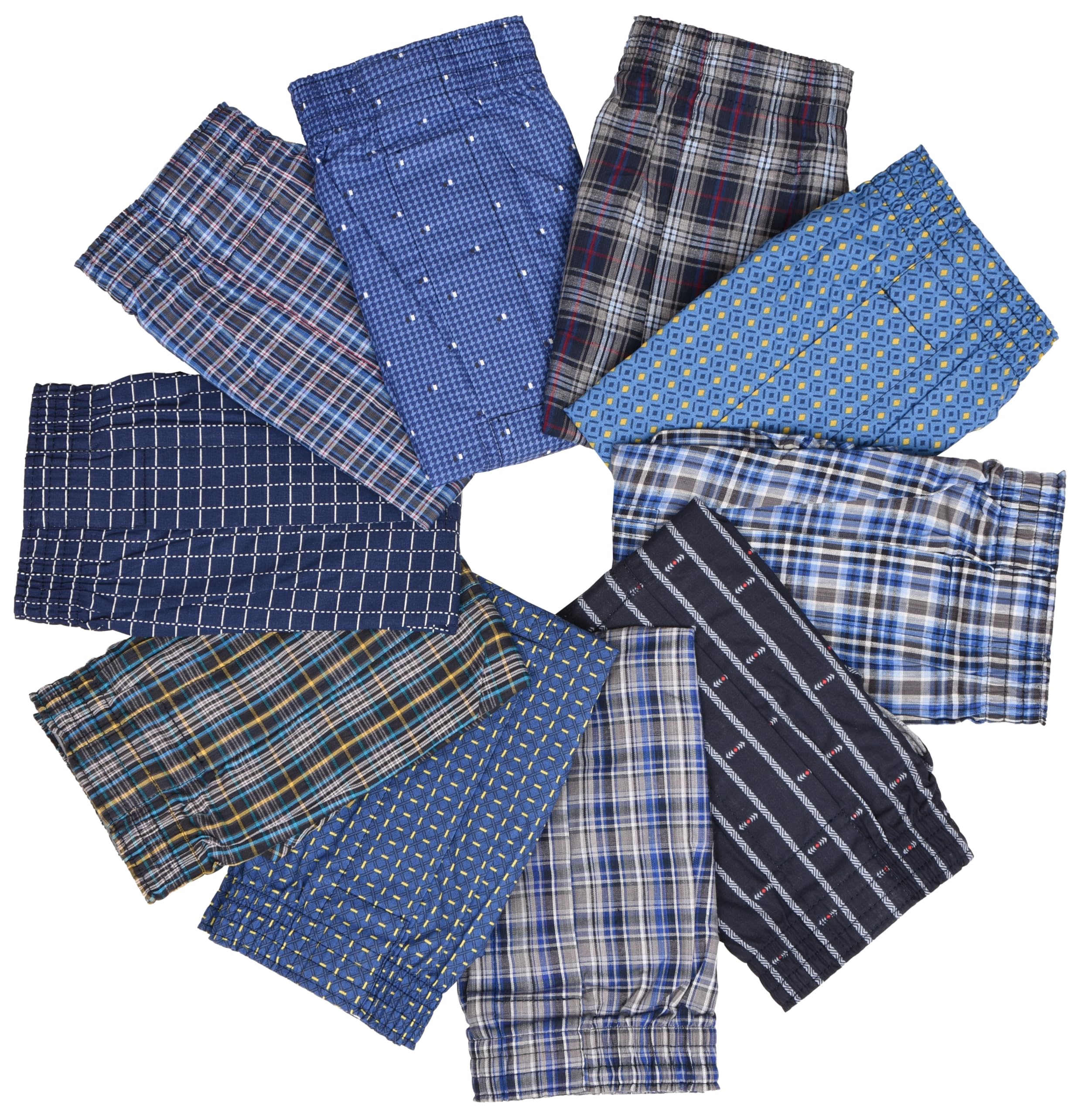 

Kyoto Underwear Honpo Men s 10-Pack Front-Opening Trunks with 3D Bottoms and Gusset, Manufacturer Direct, Sizes M-5L (SET.N.M)