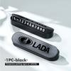 Car Temporary Parking Card Phone Number Card Plate Telephone Number Accessories For Lada Largus Priora Vesta Niva Samara Kalina NN96