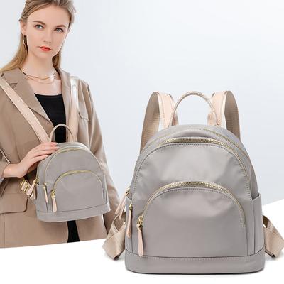 Summer Backpack Women's Oxford Cloth Backpack Large Capacity Casual Trend Travel Bag Student Satchel