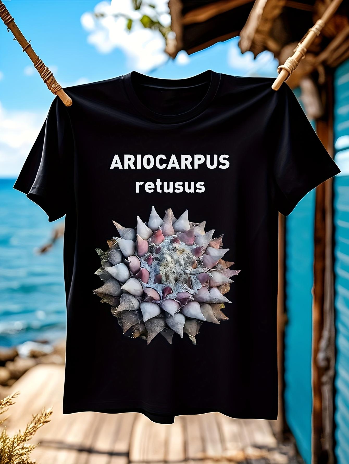 Ariocarpus Retusus Coahuila 2021 Rare Cactus Graphic Tshi... S