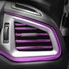 10Pcs 20cm U Air Conditioner Shape Car Decorative Outlet Moulding Trim Strips