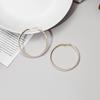 European Geometric Spiral Pearl Ear Cuff: Exaggerated Versatile Circle Earrings for Women
