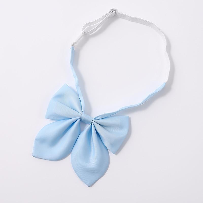 Solid Color Rabbit Ear Shape Butterfly Bow Tie Student Uniform Accessories
