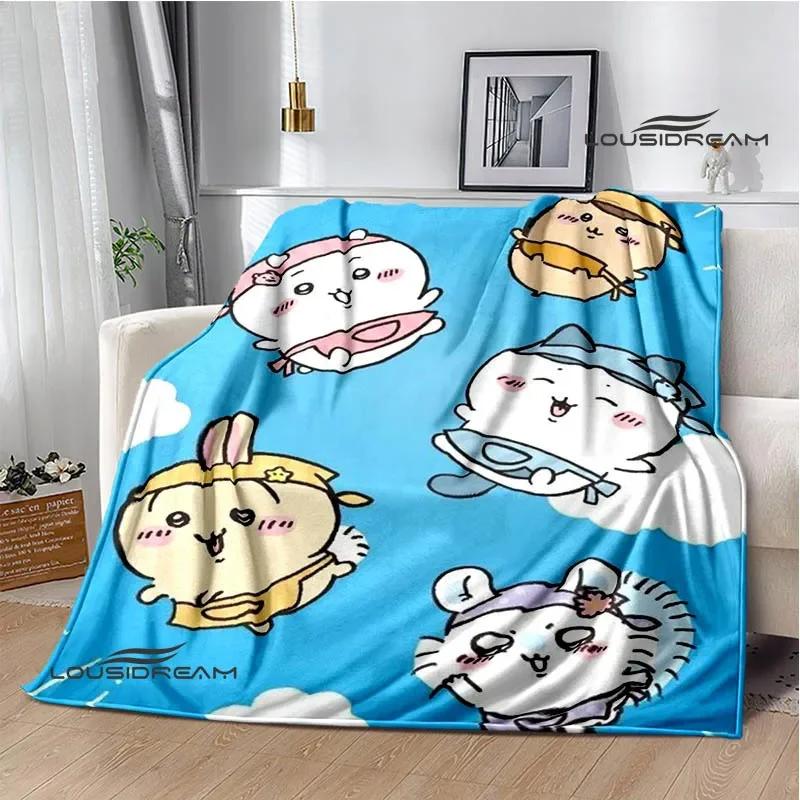 3D Cute C-Chiikawas Printed Blanket Flannel Warm Blankets Soft and Comfortable Blanket Bed Linings Cubre Cama Birthday Gift