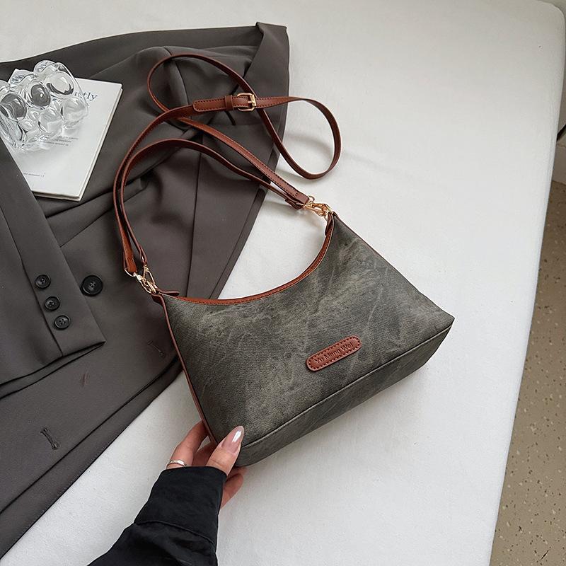 

Нишевая сумка женская 2025 новая осенняя мода ретро зарубежный стиль портативная сумка-пельмень высокая ценность повседневная сумка-мессенджер