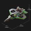 EPP Foam Remote Control Foam Fighter Gravity Sensing Rechargeable Four Motor Helicopter with Light Portable RC Hobby Jet Plane