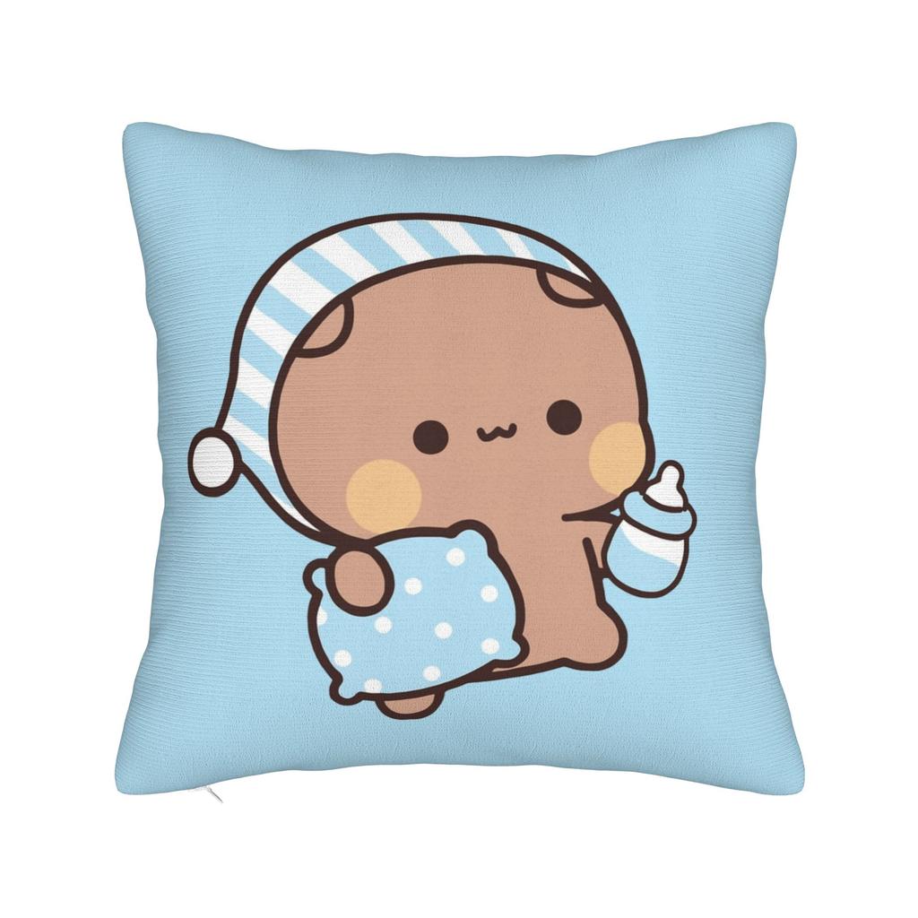 Bubu Dudu Watching The Moon Square Pillow Cases Cushion Cover Awesome Zipper Decorative Pillowcase for Bed 4040cm
