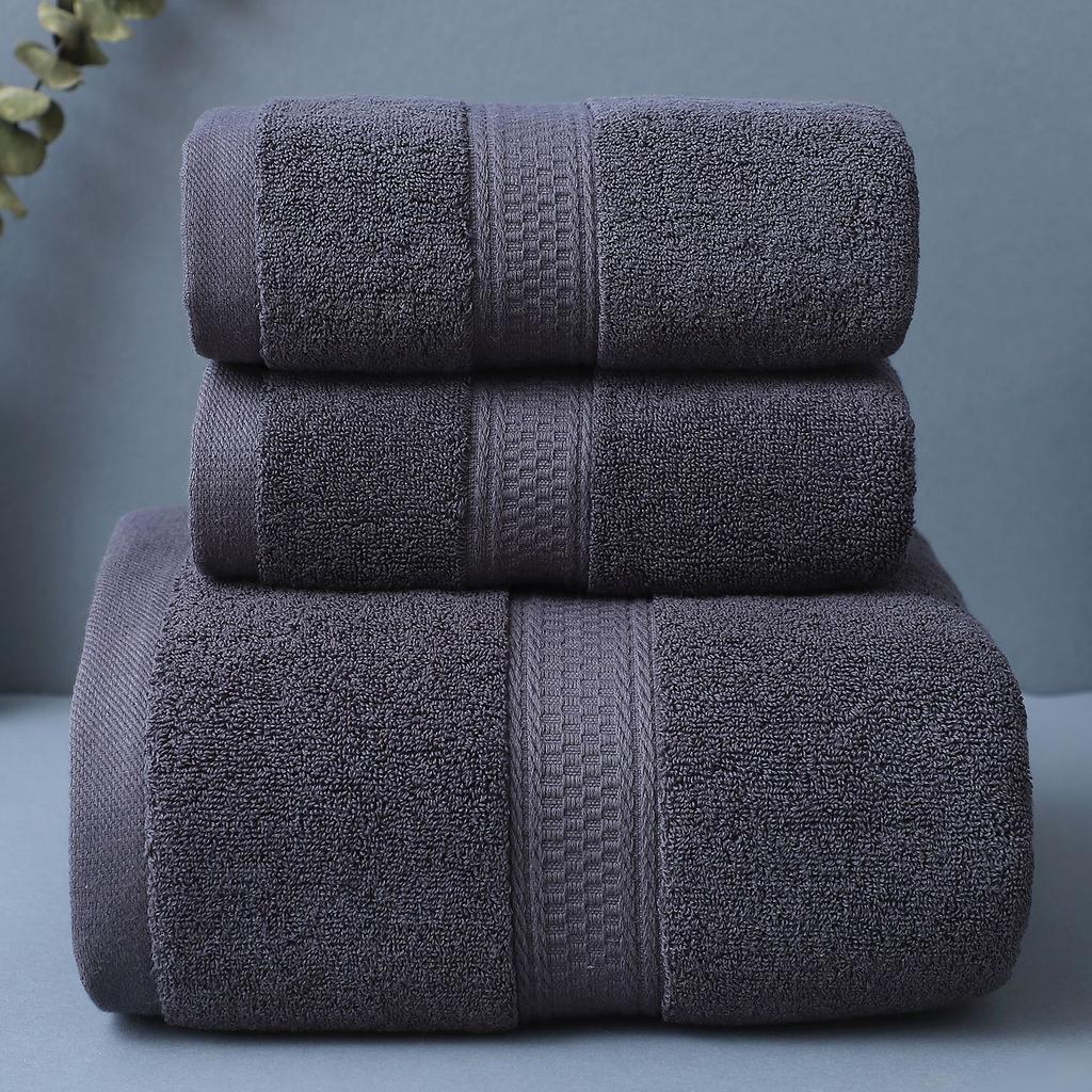 Bath Towels, Towels, Cotton Quick-drying Absorbent Beach Towels, Enlarged and Thickened Hotel Embroidery Logo Gifts