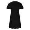 Women's V-Neck Twist Front Short Sleeve Dress Casual Loose Fit Mini Dress Elegant Party Dress