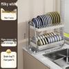 Hongfu Double-Layer Multifunctional Kitchen Storage Rack